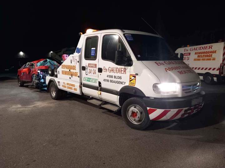 Remorquage véhicule accidenté Beaugency